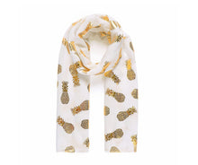 Load image into Gallery viewer, Ruby Rocks ALONDRA Lighweight Scarf White