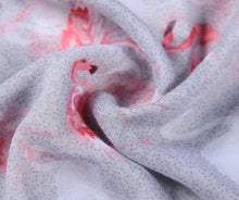 Load image into Gallery viewer, Catherine Lansfield &#39;Flamingo&#39;  Scarf in Grey