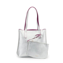 Load image into Gallery viewer, Iconic Midi Tote Bag - Mauve Silver