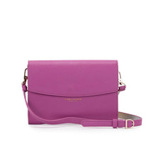 Load image into Gallery viewer, Meryl Clutch Shoulder Bag - Mauve Silver