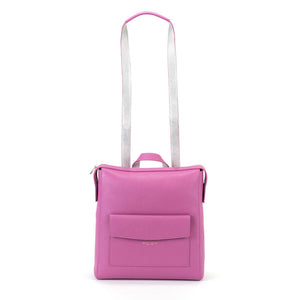 Sharon Backpack Bag - Mauve Silver