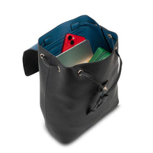 Load image into Gallery viewer, Keira Backpack - Black Lapis Blue