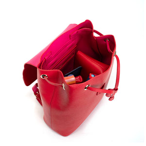 Keira Backpack - Cherry Red Fuchsia Pink