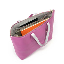 Load image into Gallery viewer, Winona Shopping Bag - Mauve Silver