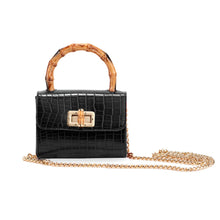 Load image into Gallery viewer, Bamboo Mini Bag - Black