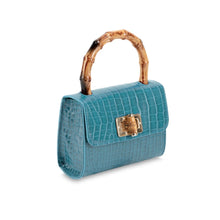 Load image into Gallery viewer, Bamboo Mini Bag - Blue Jeans