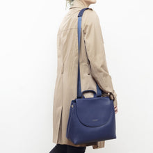 Load image into Gallery viewer, Berthe Bag Convertible Backpack - Ocean Blue