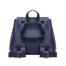 Load image into Gallery viewer, Berthe Bag Convertible Backpack - Ocean Blue