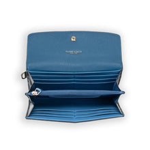 Load image into Gallery viewer, Ellen Wallet - Black Lapis Blue