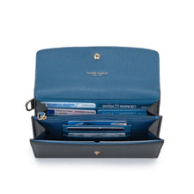 Load image into Gallery viewer, Ellen Wallet - Black Lapis Blue