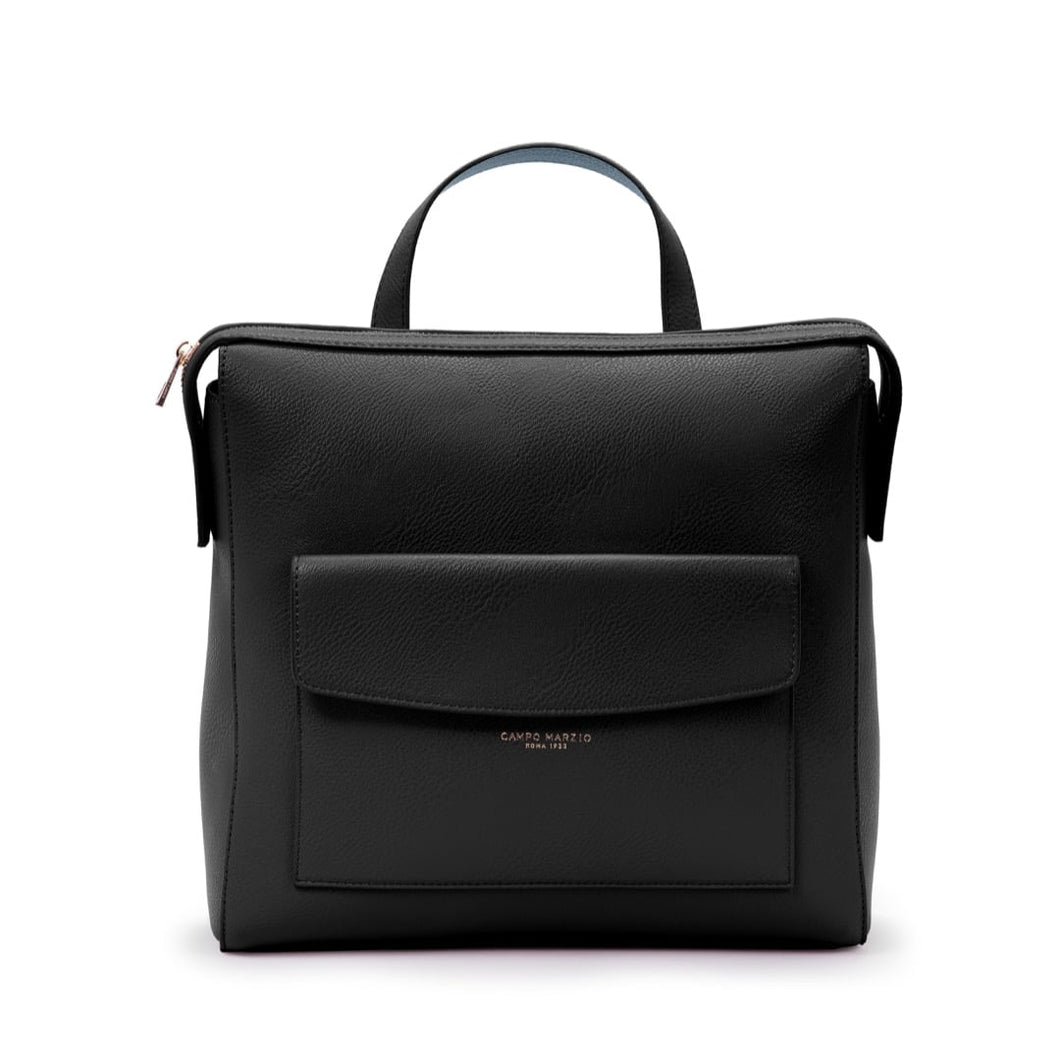 Sharon Backpack Bag - Black Lapis Blue