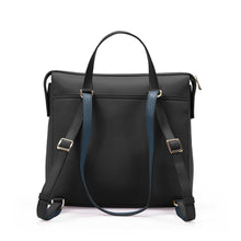 Load image into Gallery viewer, Sharon Backpack Bag - Black Lapis Blue