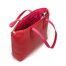 Load image into Gallery viewer, Winona Shopping Bag - Cherry Red Fuchsia Pink