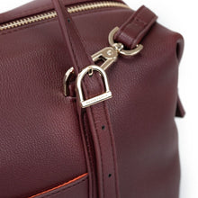 Load image into Gallery viewer, Ariana Bowling Bag - Burgundy