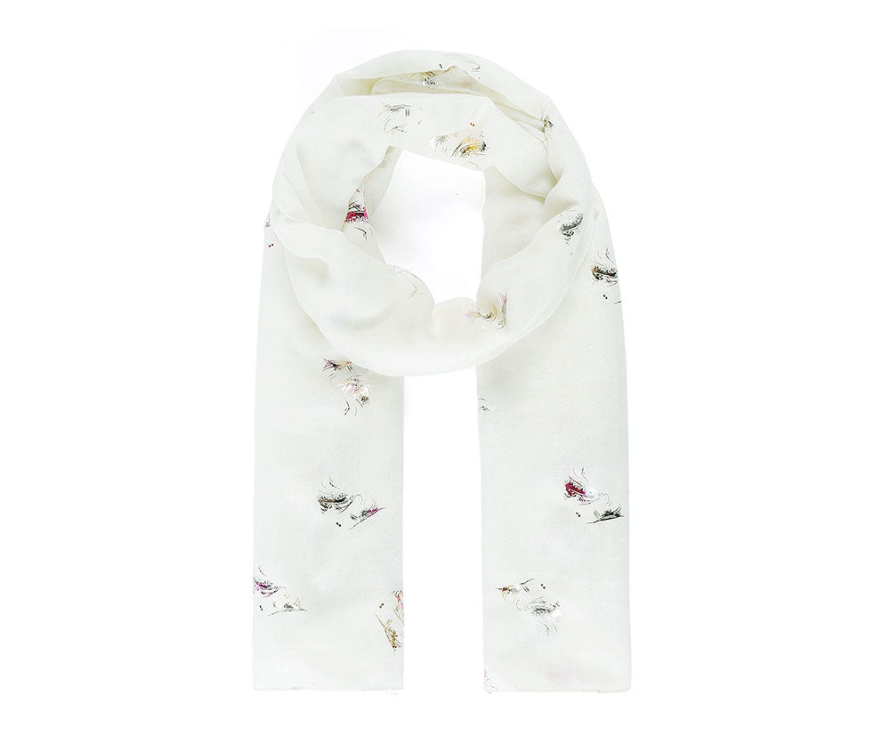 Ruby Rocks ABRIL Lightweight Scarf Cream