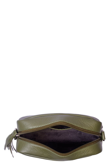 STORM London GIULIA Leather Cross-Body OLIVE