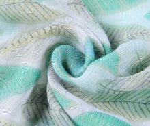 Load image into Gallery viewer, Catherine Lansfield &#39;Scandi Leaf&#39; Scarf Green