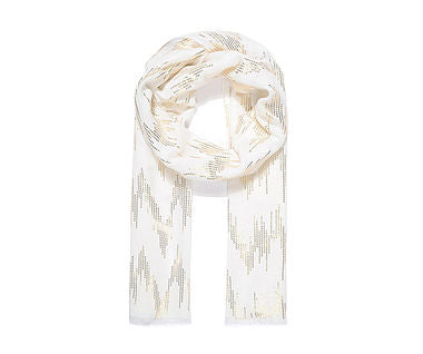 Ruby Rocks FAUVE Lightweight Scarf in Gold