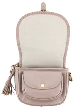 Load image into Gallery viewer, Ruby Rocks NIGHTINGALE Leather Cross Body Bag in Taupe