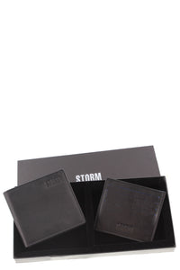 STORM London VEGAS Wallet & Card Holder Set BLACK