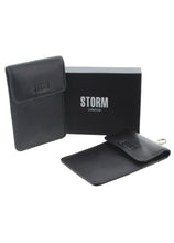 Load image into Gallery viewer, STORM London Toro Twin-Pack Leather Smart Car Key Pouches with RFID Lining