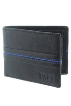 Load image into Gallery viewer, STORM London JERSEY Leather Wallet BLACK