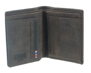 STORM London Colorado Leather Anti-RFID Wallet Brown