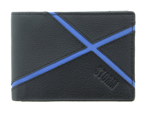 STORM London Bronx Leather Anti-RFID Wallet Black