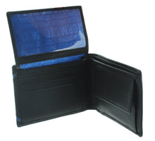 Load image into Gallery viewer, STORM London Bronx Leather Anti-RFID Wallet Black