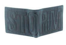 Load image into Gallery viewer, STORM London Yell Leather Anti-RFID Wallet Vintage Diesel Blue