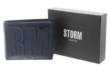 Load image into Gallery viewer, Storm London ECHO Leather Wallet NAVY