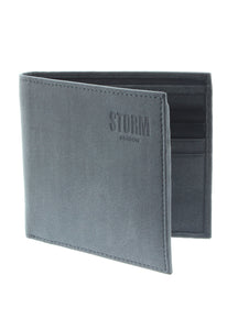STORM London FILEY Leather Wallet in Grey