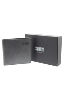 STORM London FILEY Leather Wallet in Grey