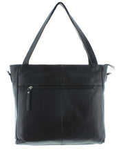 Load image into Gallery viewer, STORM London BRAMBLEBURY Leather Tote Bag in Black
