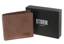Load image into Gallery viewer, STORM London ARGYLE Leather Wallet BROWN